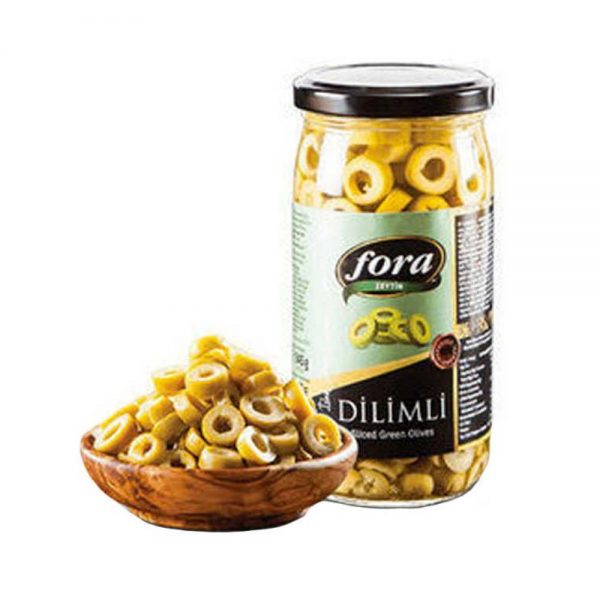 Fora Sliced Green Olives 345 Grams