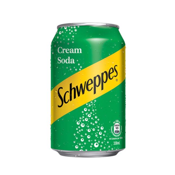 Schweppes Cream Soda Hong Kong 24 X 330mL