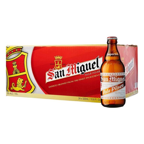 San Miguel Pale Pilsen Bottles, The Philippines, (24 X 320mL)