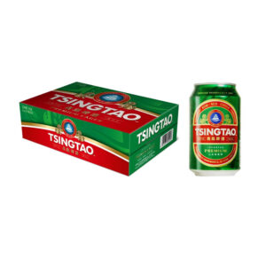 Tsingtao-Beer-Cans,-China,-(24-X-330mL)