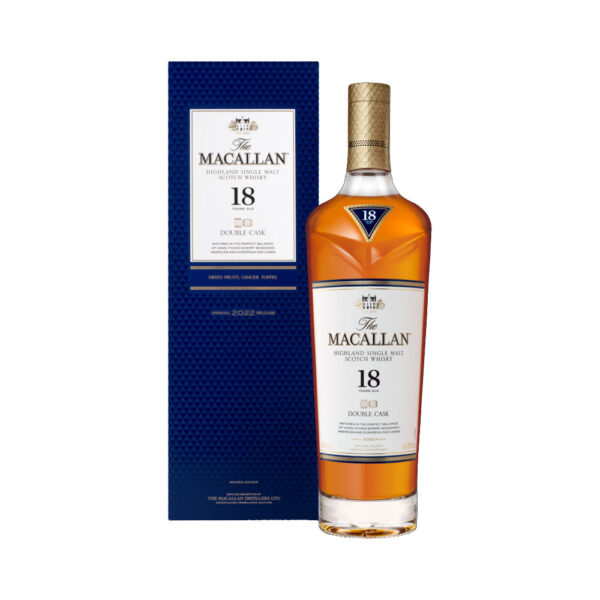 The Macallan 18 Years Old Double Cask Single Malt Scotch Whisky 700mL (2022)