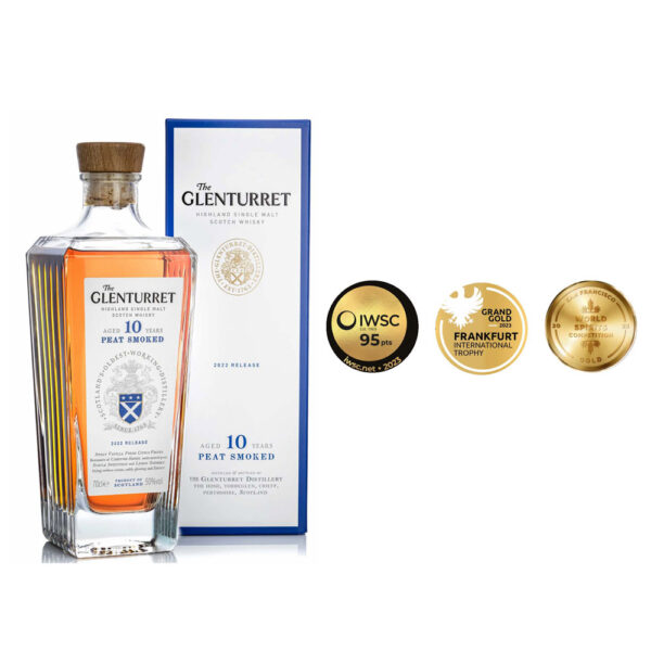 The Glenturret 10 Years old Peated Smoked Single Malt 700mL