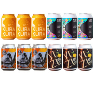 6 cans KURA KURA + 6 cans 7 Bridges Craft Beer- Crossover Pack of 12 (Set B)