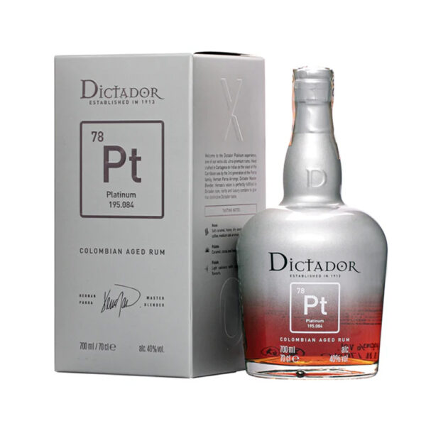 Dictador Platinum 25-35 Year Old Rum 700mL