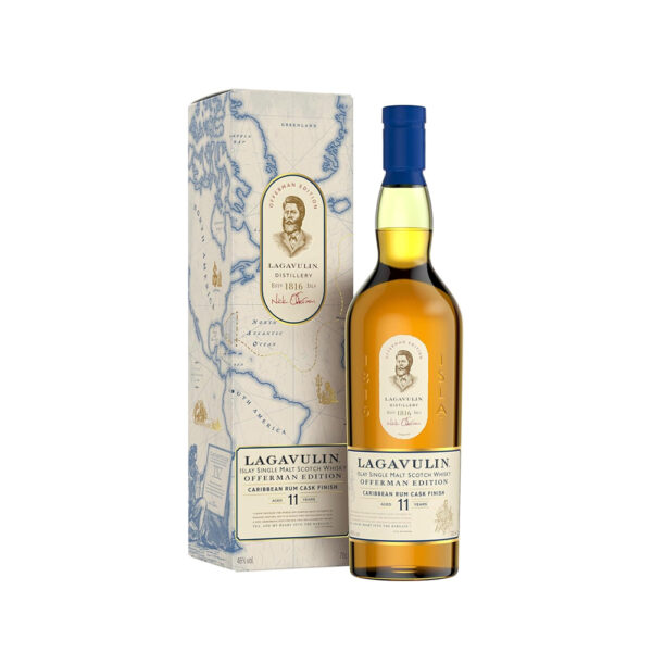 Lagavulin 11 Years Old Carribean Rum Cask Finish Scotch Whisky 700mL