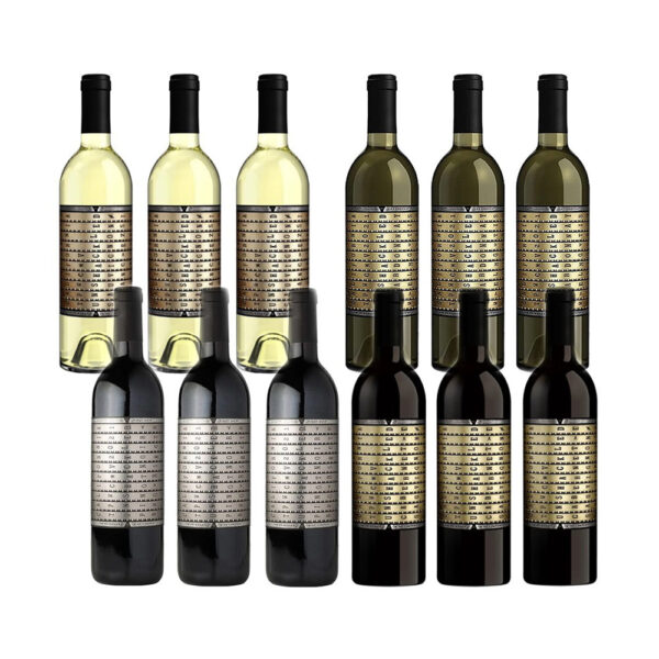 Unshackled Sauvignon Blanc + Chardonnay + Pinot Noir + Cabernet Sauvignon California USA, 750mL (12 Bottles)