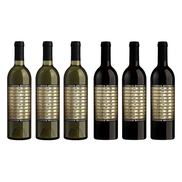 Unshackled Chardonnay + Cabernet Sauvignon California USA 750mL Combo - (6 bottles)